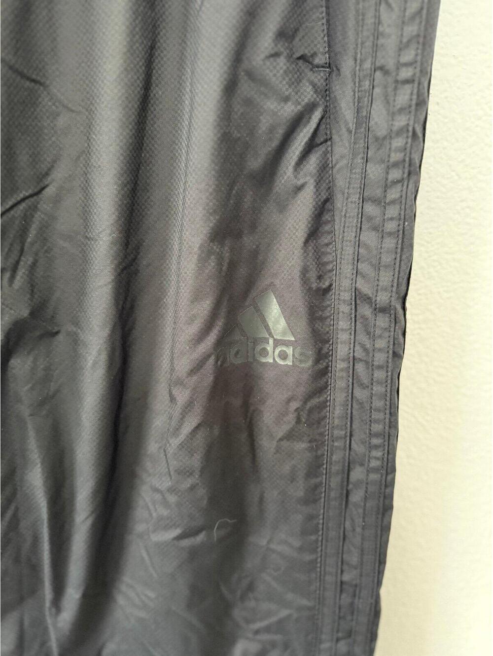 Adidas men’s windbreaker style zipper bottom athletic pants size 2XL tall - Picture 3 of 5